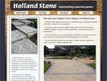 Tablet Screenshot of hollandstone.com